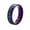 Purple-6MM, variant on Men's Women's Stainless Steel Creative Abalone Shell Couple's Ring Wedding Band 8MM Purple Size 7