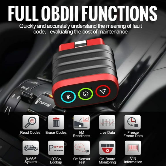 THINKCAR Bluetooth OBD2 Scanner Diagnostic Tool, OE Full-System Car Scanner for iOS & Android, Check Engine Light Fault Code Reader & Scan Tool for All 1996 & Newer Vehicles - THINKDIAG MINI