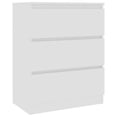 thumbnail image 2 of vidaXL Sideboard Engineered Wood Drawer Table Cabinet Storage Multi Colors, 2 of 13