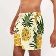 thumbnail image 5 of guisaled Bathing Suit Men Mens Swim Shorts Quick Dry Elastic Waisted Swim Trunks Summer 7 Inch Beach Shorts Loose Fit Hawaii Graphic Boardshorts, 5 of 6