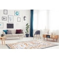 thumbnail image 2 of Ladole Rugs Sky Blue Cream Traditional Area Rug 6'5" x 9'5", 2 of 5