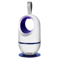 thumbnail image 5 of Fruit Fly Traps Indoor Motor Gnat Traps for Indoor Gnats Killer,Powerful Suction Bug Insect Trap, Mosquito Catcher for Fruit Flies Gnats Nats Plants Moths Bug Insect,Purple, 5 of 6