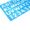 thumbnail image 4 of Plastic Stencil Ruler Set: 2CT, 4 of 5
