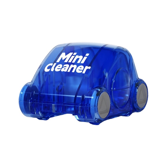 Hot Selling！Kaireo Mini Desktop Cleaning Cart (Blue)Desktop Vacuum Cleaner Small Cordless Car Shaped Dust Cleaner for Home Desk Keyboard Car Portable Usb Charging Cleaning Tool for Men Women Kids