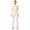 Beige, variant on Women's 2 Piece Tracksuit Set, Zip Up Fitted Jacket & High Waist Flare Pants Workout Outfit