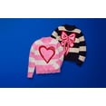 thumbnail image 2 of 99 Jane Street Women’s and Women's Plus Striped Sweater with Bow Design, Sizes XS-4X, 2 of 6