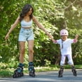 thumbnail image 5 of TaroKitc Adjustable Inline Skates for Kids and Adult, Girls, Boys with All Light up Wheels, Blue(Size 9-12 Women/8-11 Men), 5 of 7