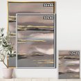 thumbnail image 2 of Glamour Matin Brouillard I - Moderne Toile Encadrée Glam, 2 of 3