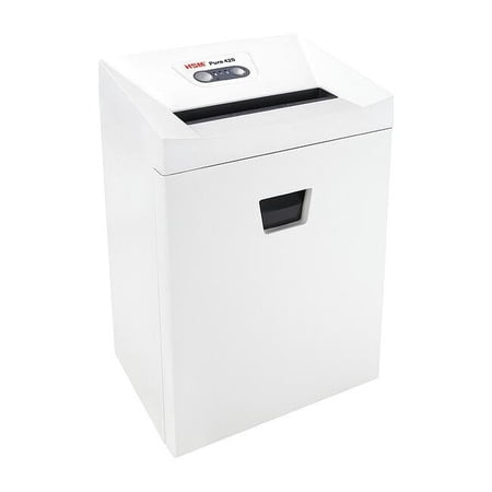 Hsm Paper Shredder, Cross-Cut, White, 9.2 gal. Pure 420c