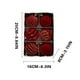 thumbnail image 4 of 6PC Christmas 8cm White Dark Green Jujube Red Velvet Powder Christmas Tree Hanging Window Decoration Velvet, 4 of 6