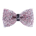 thumbnail image 1 of Linyer Rhinestone Bows Crystal Ties Ornamental Necktie Fashionable Knot Festive Adjustable Pre-tied Feast Clothing Accessory 10, 1 of 6