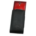thumbnail image 5 of Around the Neck Hanging Lanyard Open Top Black and Red Case fits LG b471 flip phone, 5 of 5