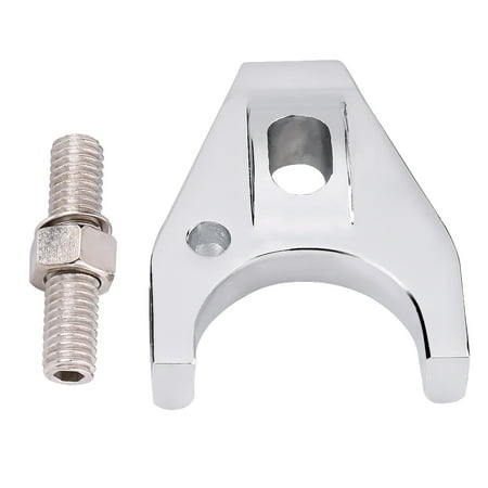 Chrome Distributor Hold Down Clamp - Zerodis Chrome Billet Aluminum Distributor Clamp Hold Down for Chevy SBC BBC SB BB HEI Electronic, Distributor Clamp Hold Down, Aluminum Distributor Clamp