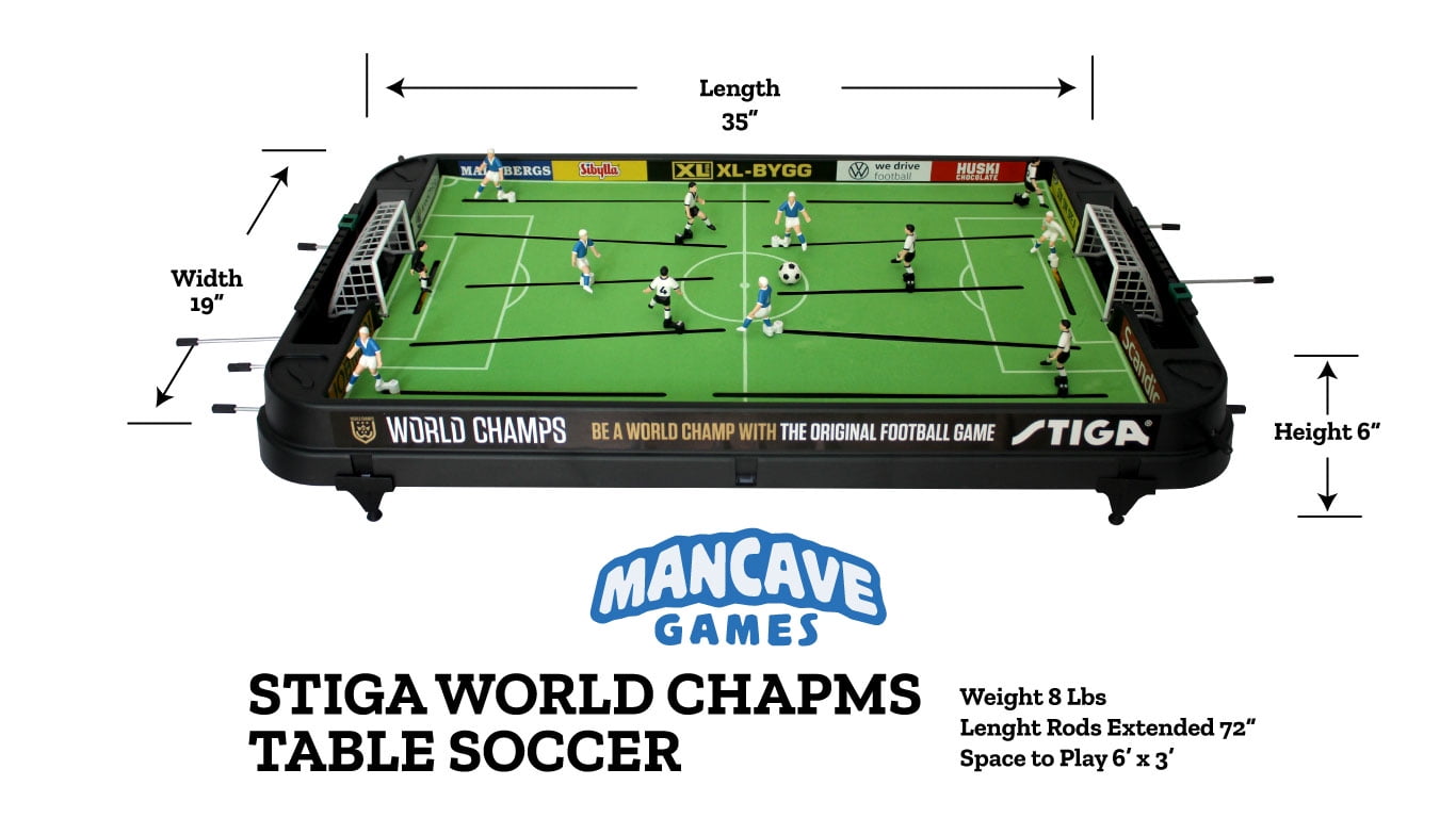 STIGA スティガ サッカーゲーム ワールドカップ　新品 Free Shipping! 2023 STIGA World Champs Indoor Table Soccer for