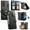 Black, variant on For Samsung Galaxy Z Fold 4 2-in-1 Phone Case,Magnetic Detachable Flip,With Zipper Pocket,Card Slots,Ring Holder,PU Leather Flip Fold Kickstand,Support Wireless Charging,Shokcproof Case,Blue