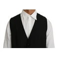 thumbnail image 4 of Dolce & Gabbana Black Solid Wool Silk Vest, 4 of 4