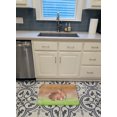 thumbnail image 3 of Carolines Treasures BB7410RUG Lapin Aquarelle Machine Lavable Mémoire Mousse Tapis, 3 of 4