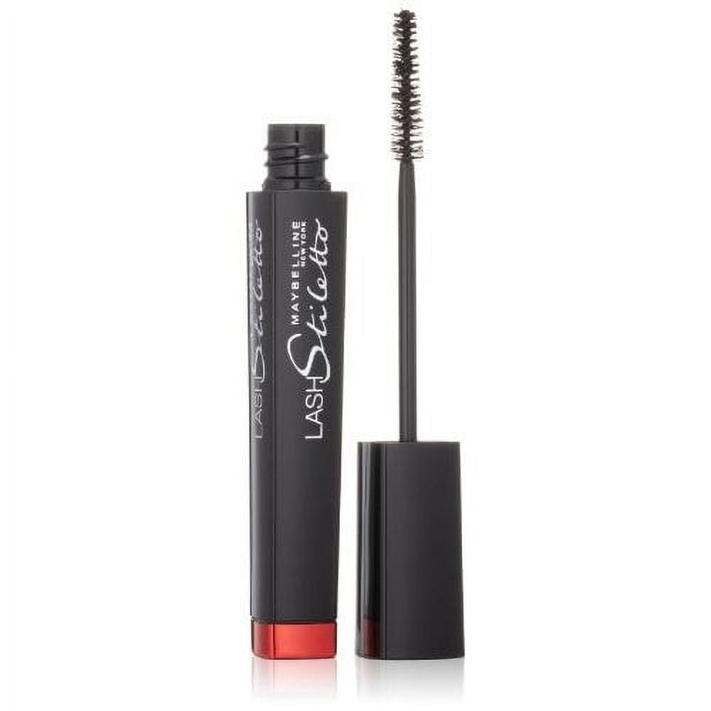 2 Pack Maybelline New York Lash Stiletto Ultimate Length Waterproof Mascara Very Black 961 0.22 oz