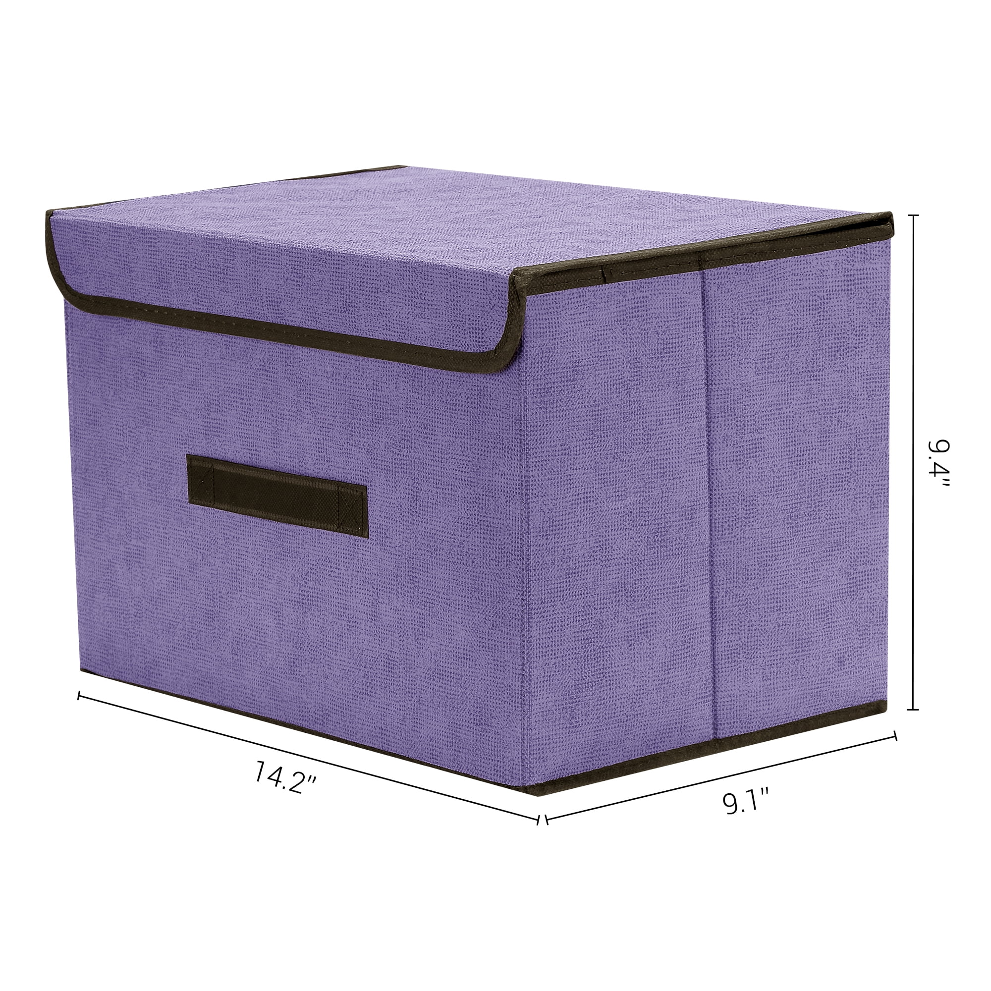 Unique Bargains 1 Pack Clothes Storage Bags Moving Bags Purple 14.2*9.1*9.4in