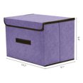 thumbnail image 4 of Unique Bargains 1 Pack Clothes Storage Bags Moving Bags Purple 14.2*9.1*9.4in, 4 of 7