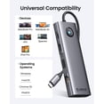 thumbnail image 2 of ORICO USB C Docking Station for Laptop, 9 in 1 USB C Hub with 4K HDMI, 2.5G Ethernet, 100W PD, 3.5mm Audio, SD/TF Card, and 2 USB 3.0 Ports, USB Splitter USB C Adapter Suitable for MacBook Pro/Dell, 2 of 7