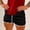 Black, variant on Adeawade Men Summer Fitness Shorts Elastic Waist Trousers Solid Color Sweatpants Retro Wear 2Xl Gray