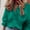 Green, variant on work blouses for women long sleeve v neck ruffle lace trim shirt plus size solid color tops dressy elegant blouses