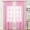 Pink, variant on Solid Color Gauze Curtains Semi Sheer Polyester Decorative Curtains with Rod Pocket Light Filtering Modern Versatile for Living Room Bedroom Black White Gray Pink Navy 39x51 Inches