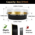 thumbnail image 2 of Mini Ramekins with Lids oz Disposable Aluminum Foil Cake Baking Tins Pans Creme Brulee Tart Pie Tins Silver Small Individual Round Containers Oven for Baking, 2 of 7