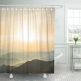 thumbnail image 1 of SUTTOM Blue Rise Quiet Misty Mountain Valley at The Dawn Shower Curtain 60x72 inch, 1 of 1
