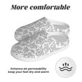 thumbnail image 6 of Wukai Snake Print Women's Indoor Bedroom Slipper Slip On Shoes, Unisex House Shoes with Anti-Skid Sole for Men, Gift for Women Men-35/36, 6 of 7