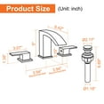 thumbnail image 4 of Sink faucet, bathroom faucet with 360 degree rotation Brushed Gold, 4 of 11