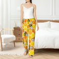 thumbnail image 4 of Balery Honeycombs Pantalones de pijama para mujer, pijamas ultraligeros, pantalones de estar por casa-Large, 4 of 6