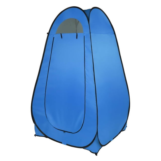 Pop-up Dressing Tent Portable Outdoor Privacy Shower Azul Mesa de picnic plegable Zimtown exterior