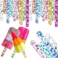 thumbnail image 4 of Palitos de acrílico, palitos de helado reutilizables, palitos de helado para tartas, molde para helado, molde para paletas de helado para tartas caseras, dulces, fiestas, manualidades A, 4 of 5