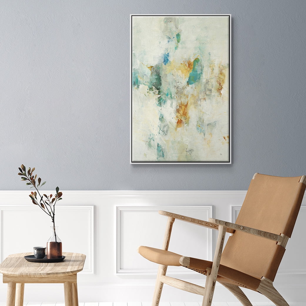 Let's Dance Framed Premium Gallery Wrapped Canvas - Ready to Hang - 25 x 37 - White Floating Frame