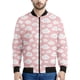 thumbnail image 3 of Chaqueta con cremallera con estampado de nubes blancas de dibujos animados para hombre, sudaderas casuales de manga larga con estampado 3D de cielo, chaquetas para niños, abrigos, blusas de calle, 3 of 5