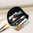 thumbnail image 2 of FORMRS Makeup Bag Travel Cosmetic Organizer for Women Fold Flat Zipper Pouch with Handle, Colorful Tomatoes, 2 of 8