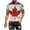 Multicolor#1, variant on Men Canada T Shirts Novelty Print Graphic Tee Short Sleeve Patriotic Canadian Flag T-Shirts Casual Crew Neck Tshirts Multicolor#4 M