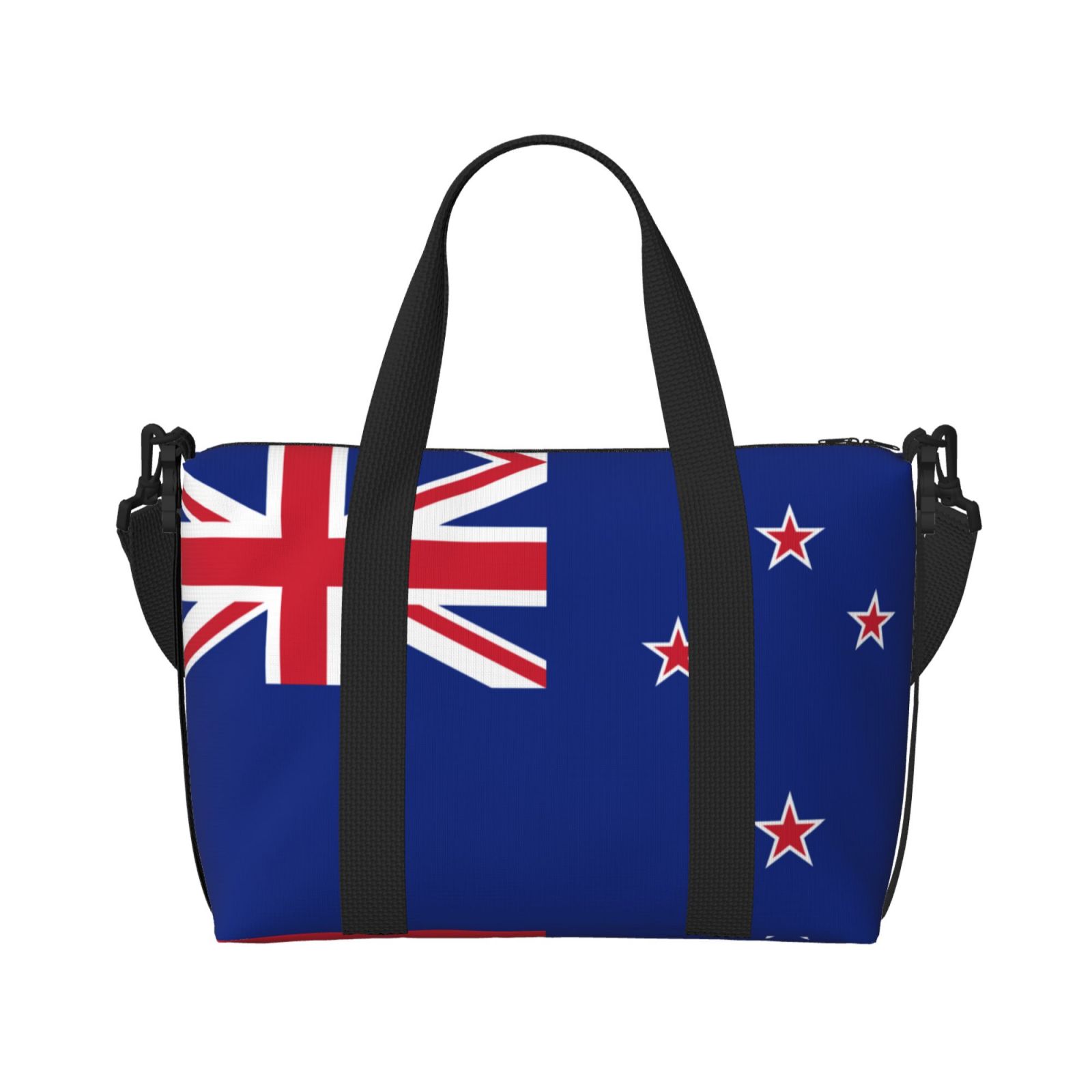 Travel Duffel Bag Flag Of New-Zealand Sports Tote Gym Bag Shoulder Weekender Overnight Bag For Women Men