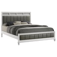 thumbnail image 3 of Barzini Wood Eastern King Panel Bed White, 3 of 11