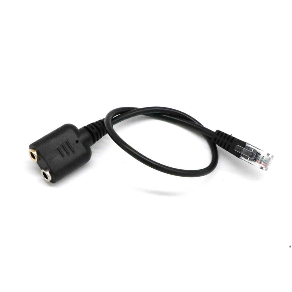 TINGYI Dual 3.5mm Female to RJ9 Jack Adapter Convertor PC Headset