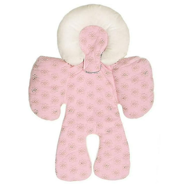 Cojín de asiento de cochecito HUOGUO cojín de seguridad para bebés rosa