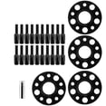 thumbnail image 2 of Modification de Moyeu, Entretoises de Roue Centrées sur Moyeu Performance Stable M14x1.5 Remplacement pour W202 C Class C220 C230 C280 C43 1994-2000 pour Accessoires Auto Noir, 2 of 7