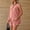Red, variant on Women's 2-Piece Tennis Outfit: Long Sleeve Zip Top & Pleated Skirts for Women Blue M