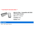 thumbnail image 2 of Main Air Filter - Compatible with 2005 - 2015 Toyota Tacoma 2006 2007 2008 2009 2010 2011 2012 2013 2014, 2 of 2