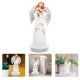 thumbnail image 5 of Adorno de resina con forma de ángel y cachorro de perro. Figura de ángel con animal, recuerdo para mascotas., 5 of 8