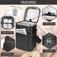 thumbnail image 4 of Bolsa Enfriadora de Vino OPUX para 4 Botellas, Aislada, Antiderrames, Negra, 4 of 9