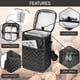 thumbnail image 4 of Bolsa Enfriadora de Vino OPUX para 4 Botellas, Aislada, Antiderrames, Negra, 4 of 9