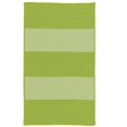 thumbnail image 1 of Colonial Mills Rug NW46R060X084S Newport Textured Stripe Rectangle Area Braided Rug  Green - 5 x 7 ft., 1 of 1